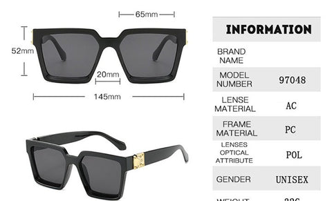 Square Luxury Women Sunglasses