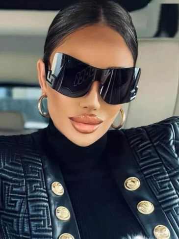 Brand Designer Fashion Trend Black Sunglasses - Stylord