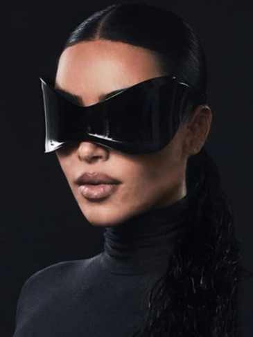 Brand Designer Rimless Future Kardashian Sunglasses - Black Stylord