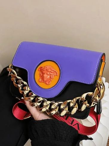 Brand Fashion Leather New Cross-body Handbag - Purple Stylord