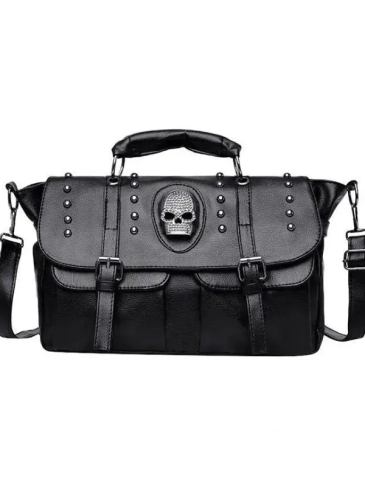 Brand Fashion Leather New Cross - body Handbag - Black Stylord