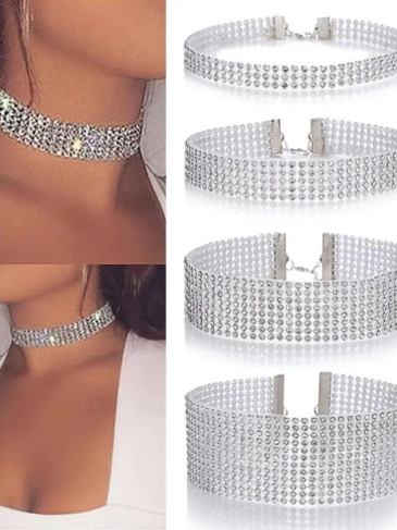 Bundle Neck Element Choker Necklace - Stylord