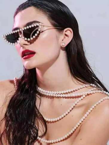 Cat Eye Luxury Brand Diamond Sunglasses - Stylord