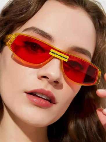 Cat Eye Luxury Fashion Sunglasses - Red Stylord