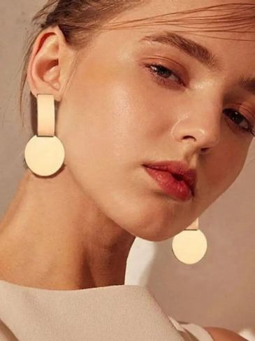 Drop Dangle Gold Earrings - Stylord