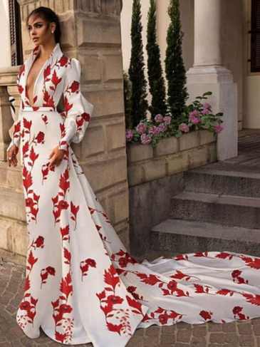 Fashion Bohemian Maxi Dress - White / s Stylord