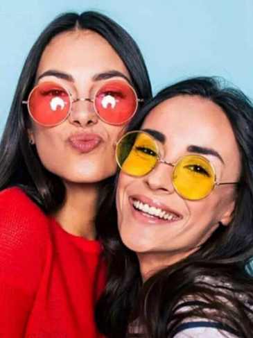 Fashion New Metal Frame Colorful Sunglasses - Stylord