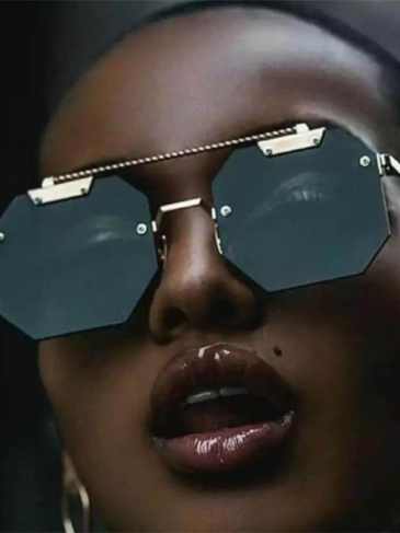 Fashion Shield Luxury Sunglasses - Black Stylord