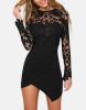 Hollow Out Cotton Body-con Dress - Black / m Stylord