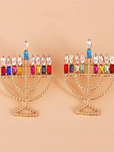 Hollowed-out Dangle Drop Earrings - Multi Stylord