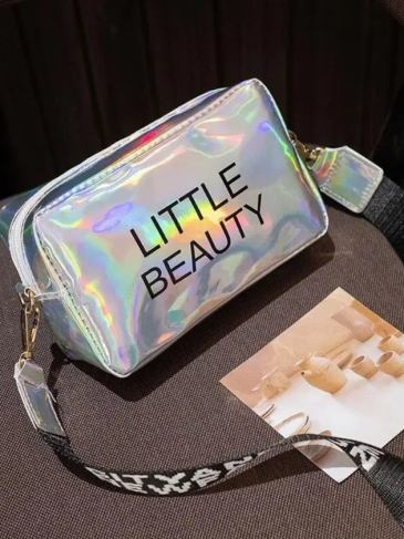 Little Beauty Pvc Shoulder Bag - Silver Stylord