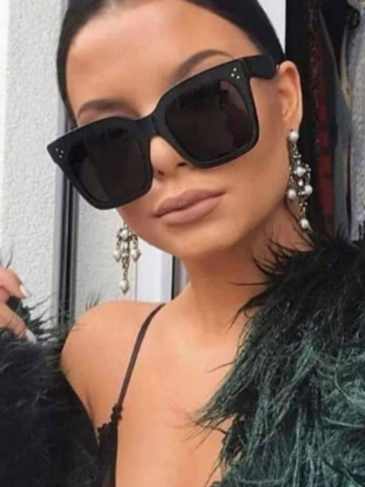 Luxury Brand Black Sunglasses - Stylord