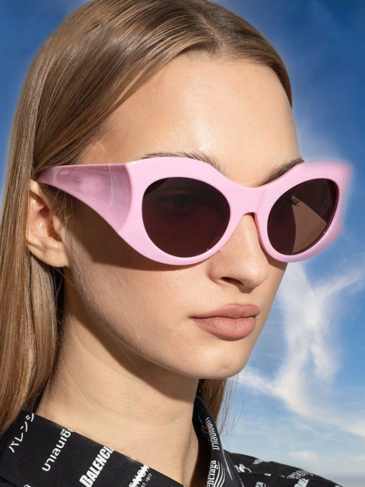 Luxury Cat Eye Brand Designer Sunglasses - Pink Stylord