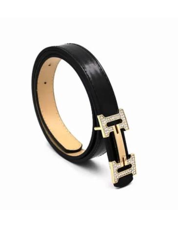 Luxury Brand Fashion Pu Leather Belt - Black Stylord