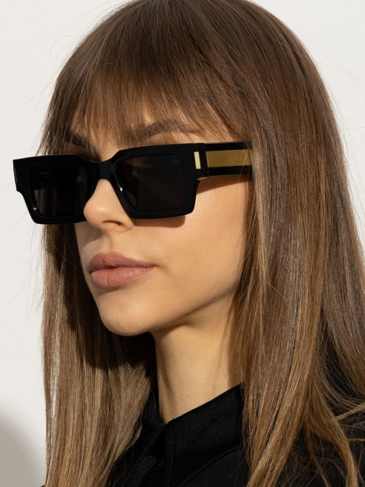 Luxury Classic Small Square Sunglasses - Black Stylord