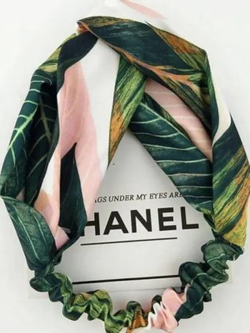 New Bohemian Style Cross Knot Elastic Headband - Green / 1 Stylord