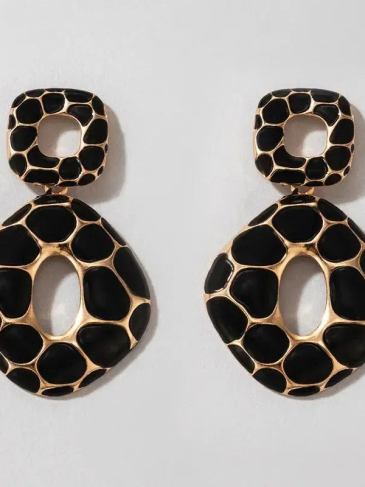 New Boho Fashion Leopard Print Earrings - Stylord