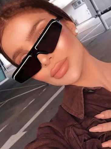 New Cat Eye Brand Sunglasses - Black Stylord