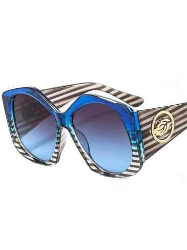 New Fashion Gradient Designer Sunglasses - Blue Stylord