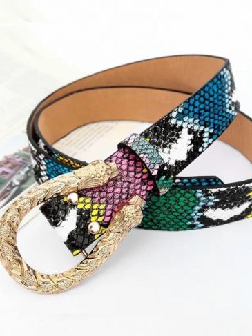 New Graffiti Designer Leather Belt - Multi Stylord