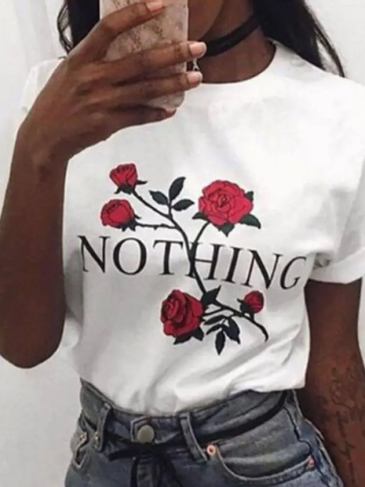 Nothing Fashion Summer T-shirt - White / One Size Stylord
