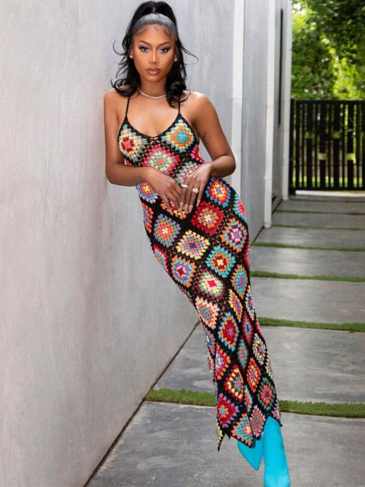 Pleated Sexy Bodycon Summer Dress - Multi / s Stylord