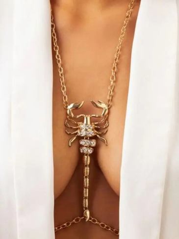 Punk Chain Scorpion Sexy Body - Gold Stylord