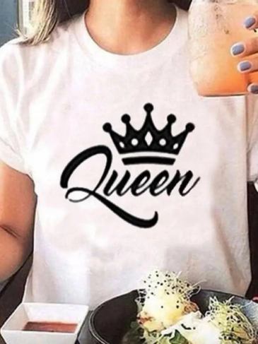 Queen T-shirt - White / One Size Stylord