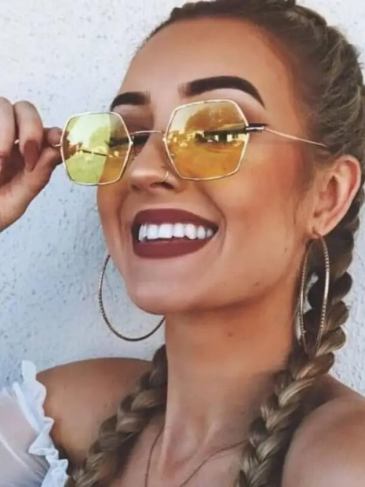 Retro Brand Designer Classic Sunglasses - Yellow Stylord