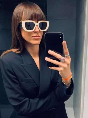 Retro Square Women Luxury Sunglasses - Beige Stylord