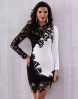 New Runway Floral Lace Celebrity Dress - White / s Stylord