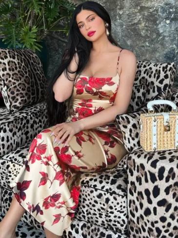 Satin Flower Print Sleeveless Backless Midi Dress - Red / s Stylord