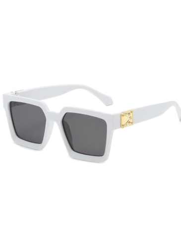 Square Luxury Women Sunglasses - White Stylord