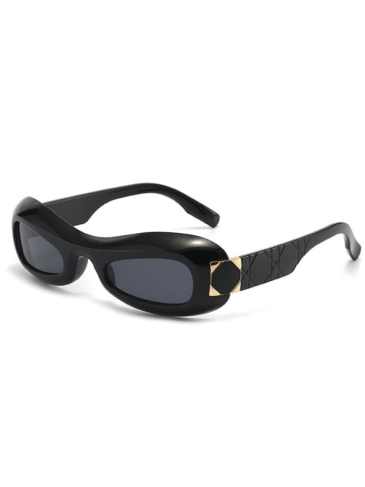 Vintage Fashion Wrap Women Sunglasses - Black Stylord