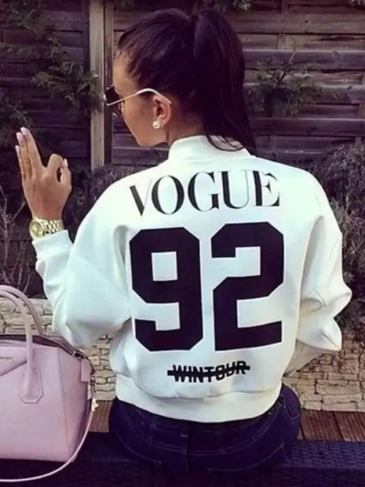 Vogue Elegant White Jacket - One Size Stylord