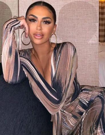 Wave Print Tie Dye Lace Up Dress - Stylord