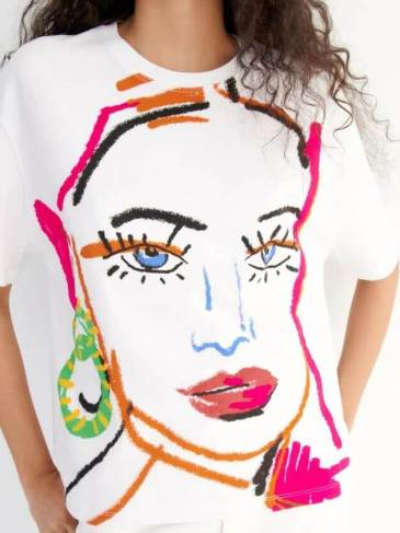 New Summer Character Print T-Shirt