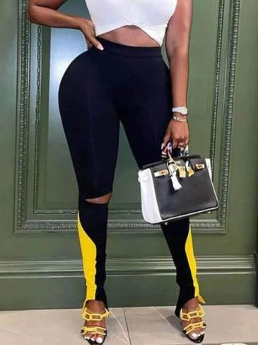 Tight Hollow Out Bell Cut Out Legging