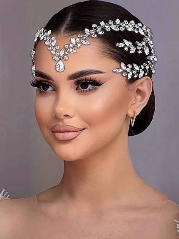 Rhinestone Forehead Bridal Wedding Headpiece