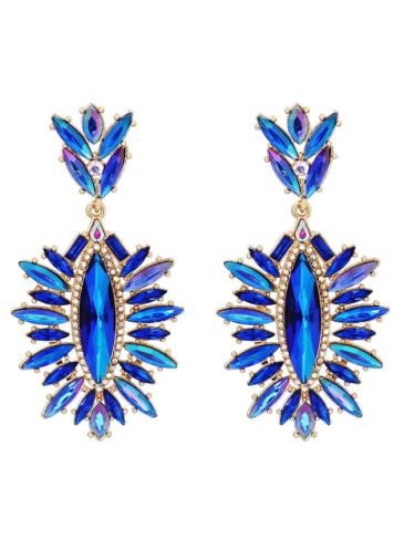 ​Colorful Exaggerated Crystal Earrings