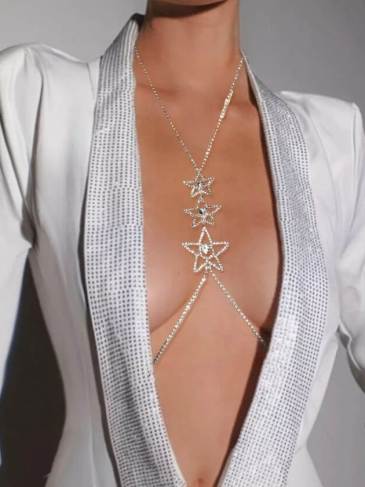 Five-Pointed Star Chest Chain