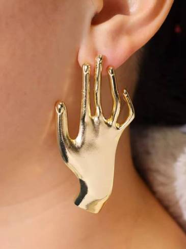 Palms Hand Shaped Unique Earrings