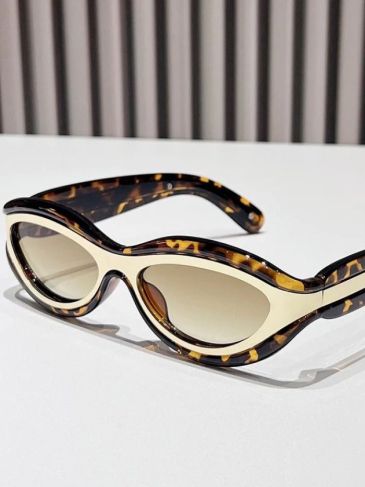 Oval Cat Eye Designer Sunglasses