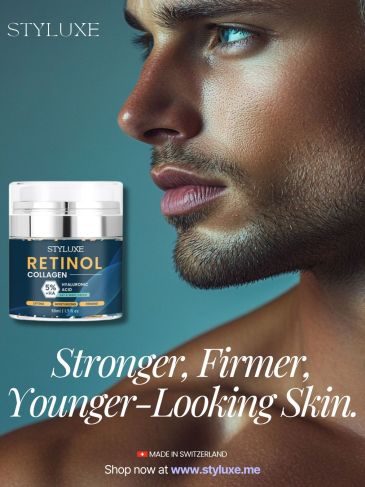Retinol Collagen + 5% Hyaluronic Acid Day & Night Cream (Men & Women)