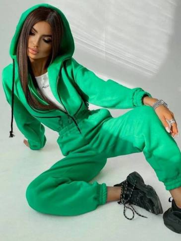 Elegant Hoodie Winter Long Sleeve Jumpsuit