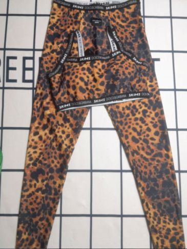 Leopard Brand Designer Bodycon Tracksuit