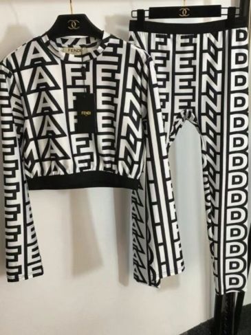 Brand Designer Letter Print Long Sleeve Tracksuit